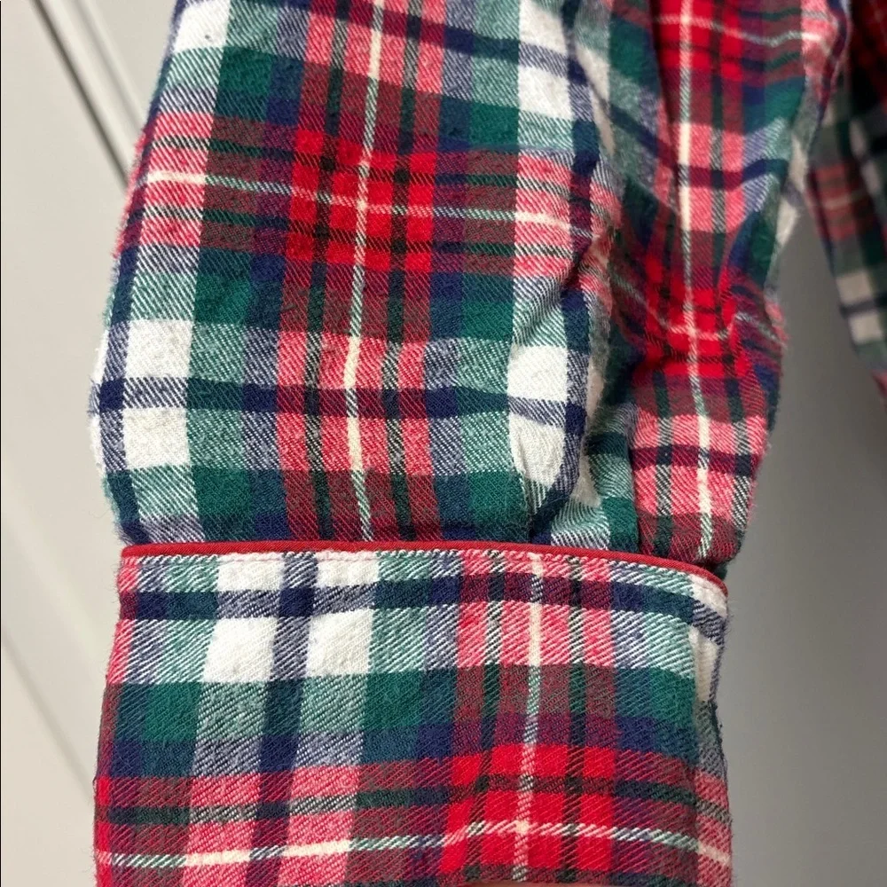 Disney Red and Green Plaid Shirt with Embroidered Pooh Characters Sz XL - Picture 4 of 6